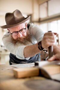 Carpenter Craftsman Handicraft Wooden Workshop Concept - Carpentry Pros